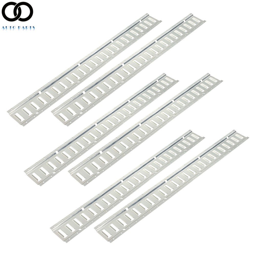 New Fit For Garages Vans Trailers Labwork 6 Pack E Track Tie Down Rail Kit 4'