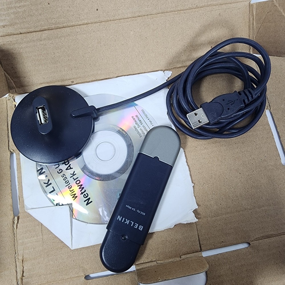 Belkin Wireless G USB Network Adapter Computer 80211b 80211g