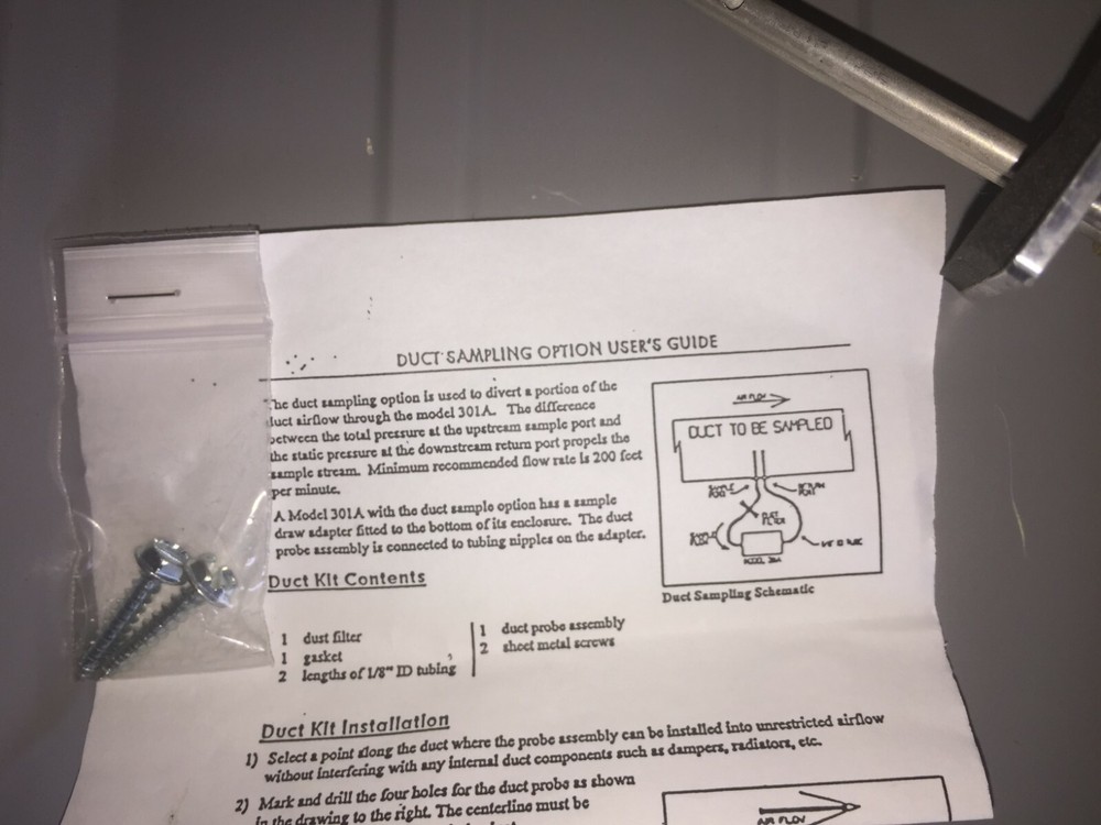 Kele CD-AD Duct Probe Assembly Kit for Model 301A Duct Sampling