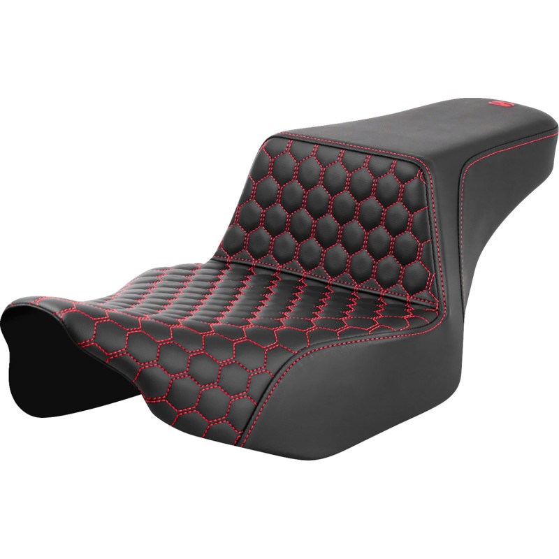 SADDLEMEN Honeycomb Step-Up Seat - Black - 8230717804