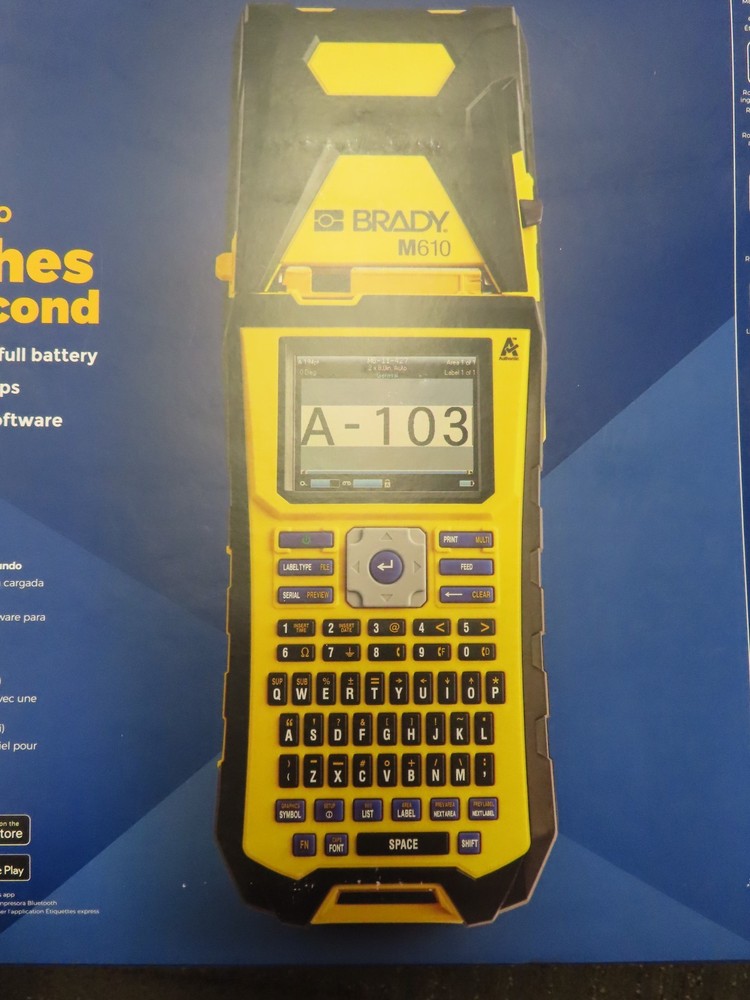 Brady M610 Portable Bluetooth Thermal Label Printer