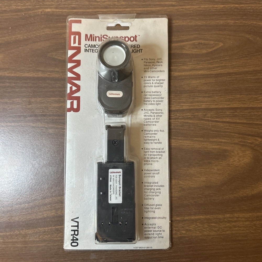 Mini Sunspot Camcorder-powered Integrated Video Light