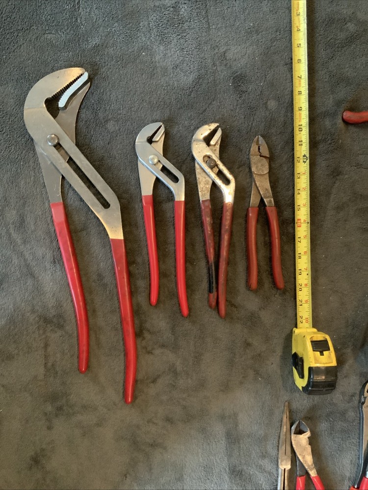 Blue Point 4pc Pliers, Wire Crimper…used.see Pics…
