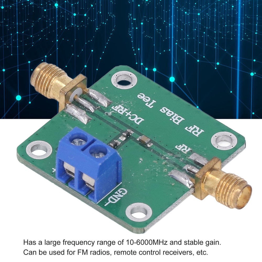 Bias Tee Module RF Microwave DC Blocker Filter Board Electronic Component