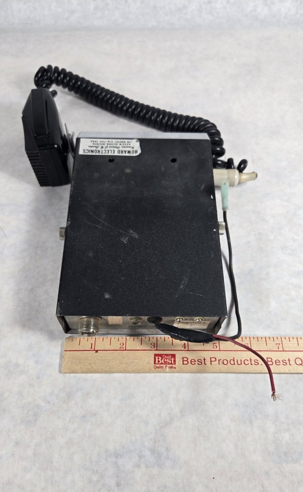 Vintage PACE CB Radio CB133 With Microphone Howard Electronics NOT TESTED
