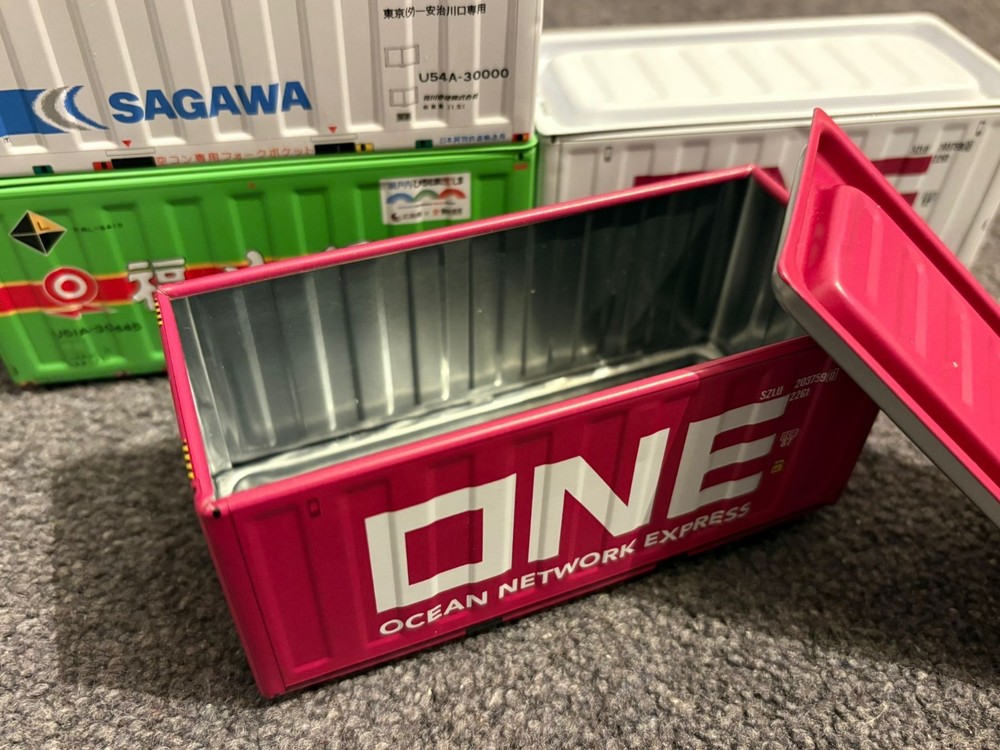 Japnese Container Storage Box Container Model X 4 Set ~ ONE SAGAWA