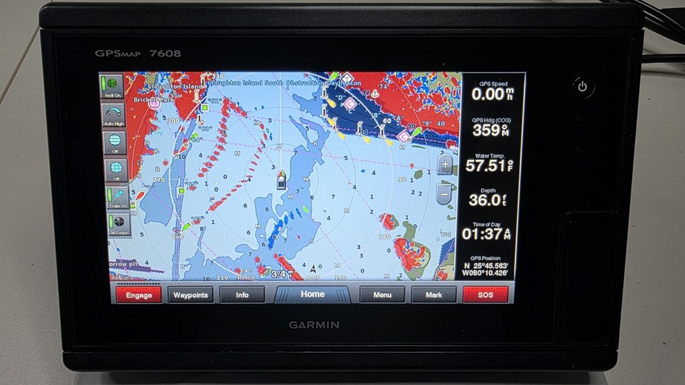 Garmin GPSMAP 7608 8" Marine GPS Chartplotter – Touchscreen – Complete Kit]