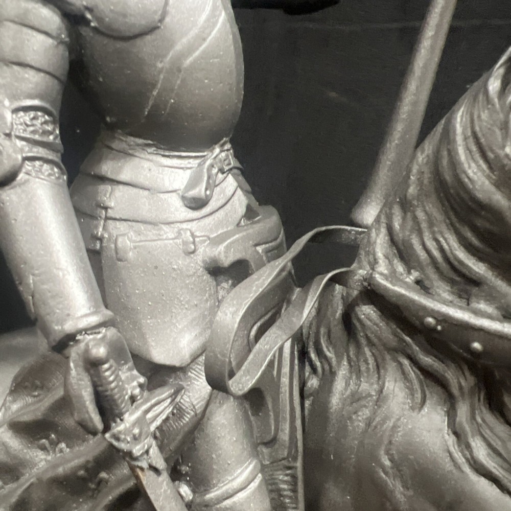 Vintage Iron Warrior Statue 7.5 Lbs Weight
