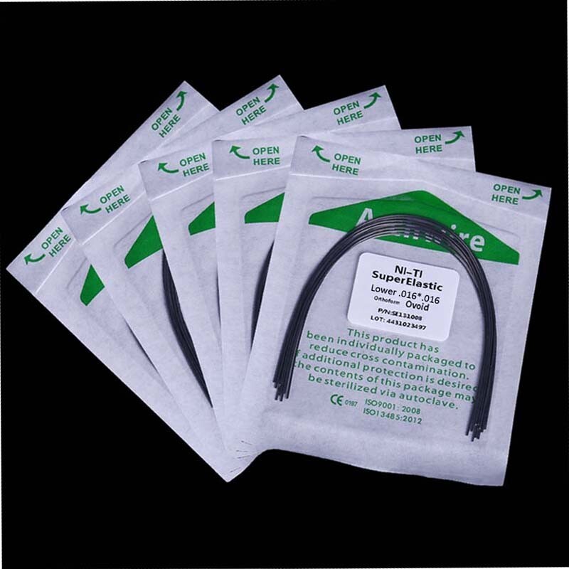 5X Dental Orthodontic Super Elastic Rectangular Arch Wire Ovoid 016*016 Lower