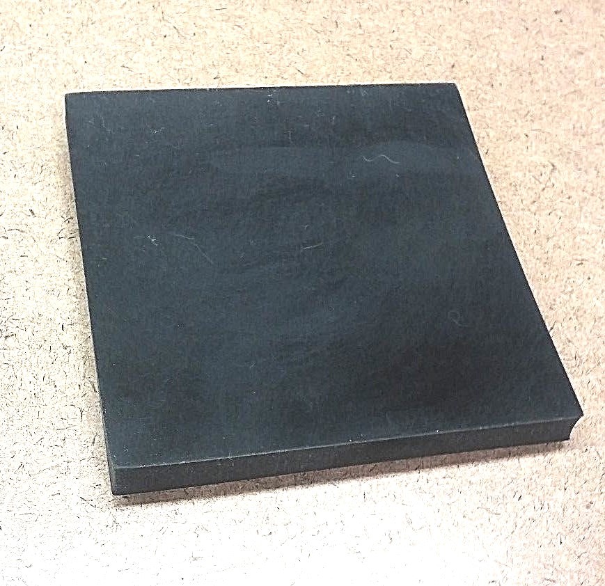 Neoprene Rubber Sheet Solid 1/2"Thk x 4-1/2" Square - Mounting Pad 60 Duro Std