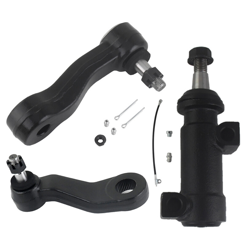 MOOG 3pc Front Steering Pitman & Idler Arm Bracket for 01-10 Silverado 2500 HD
