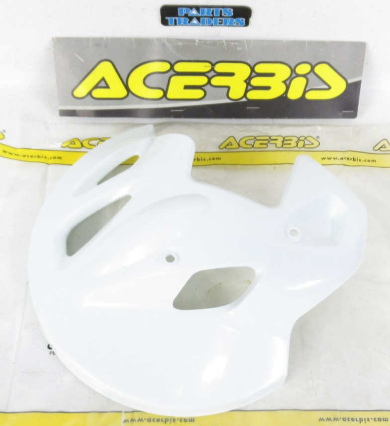 Acerbis Plastics Spider Universal Front Brake Disc Guard/Cover White