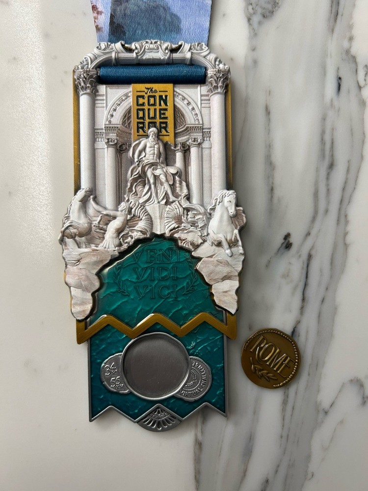 The Conquero Virtual Challenge Rome Medal