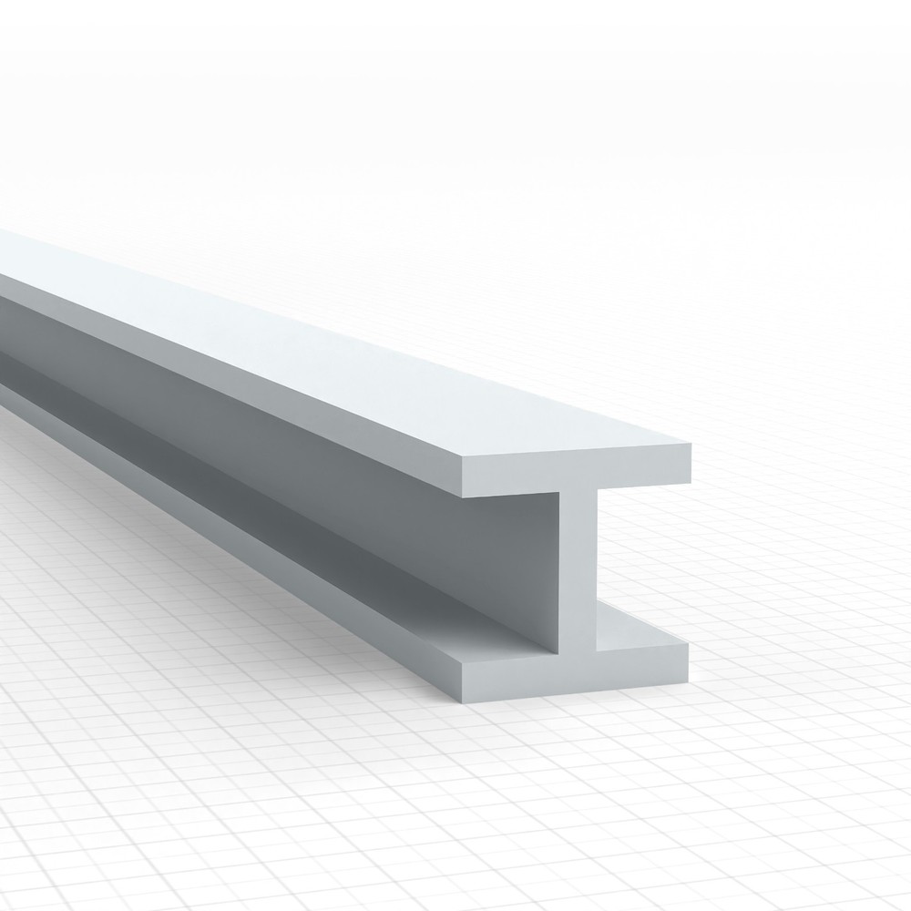 ABS Plasticard - Profile H-Beam Columns 6mm Styrene ABS Plastic Plastikard HIPS