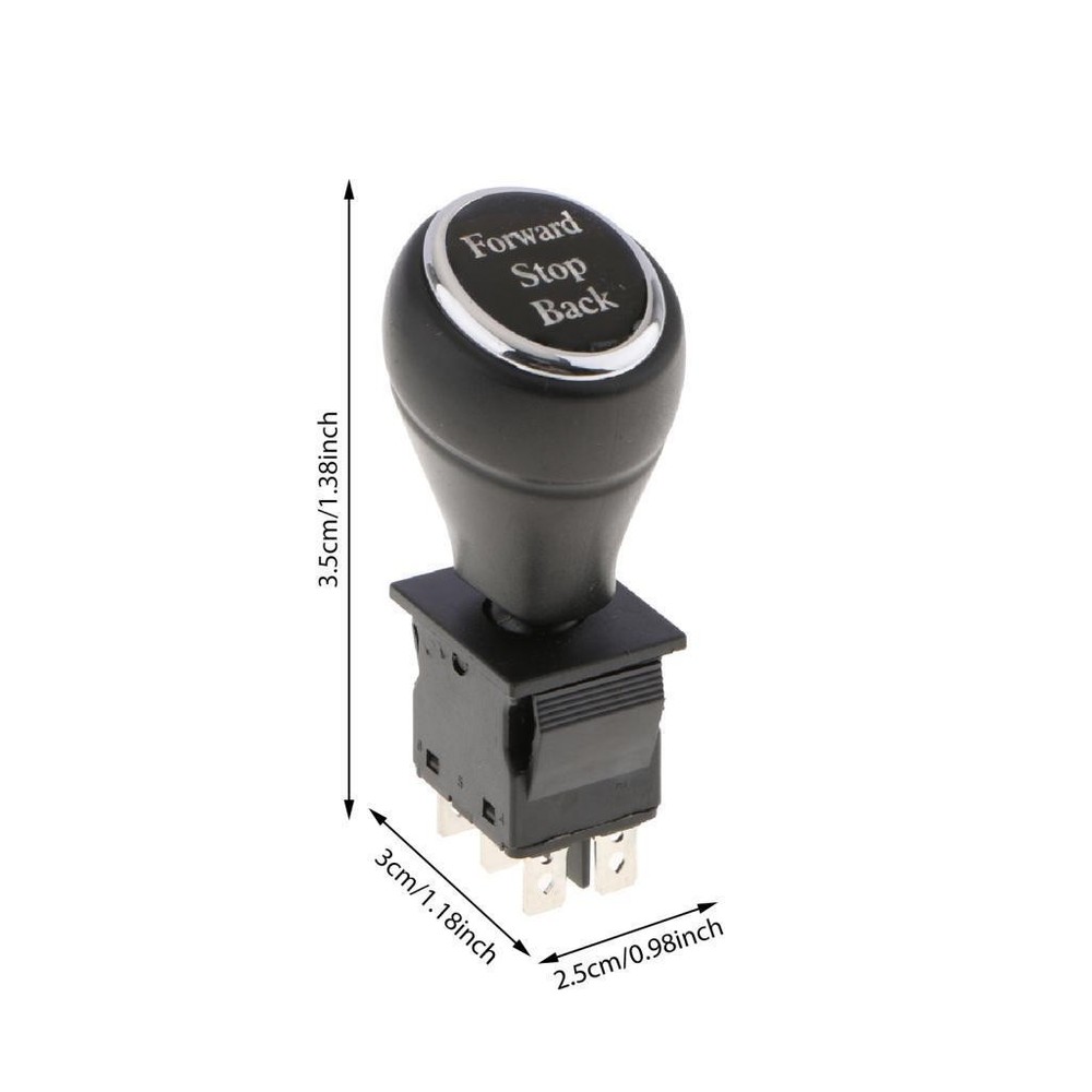 Durable Children's Car Switch Forward Stop Back 6P 3Mode Black