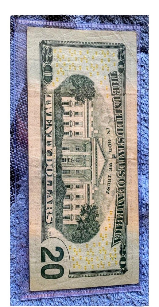 $20-Bill Ink Stripe Error (Series 2013)