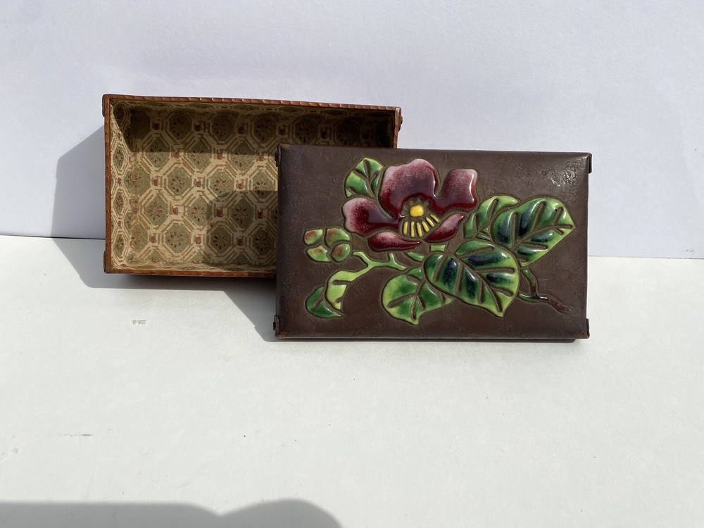 Ando Japanese Copper Cloisonné Box