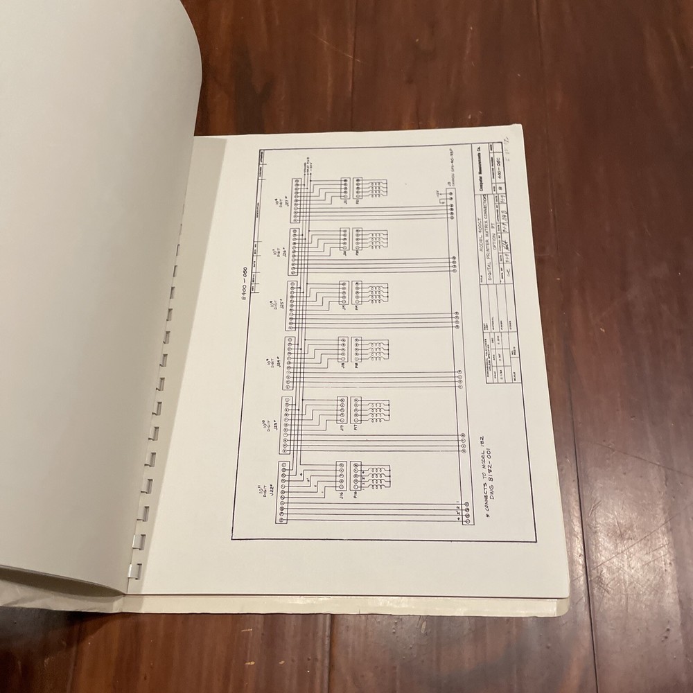 CMC Model 400C-T Solid State Digital Printer Instruction Manual