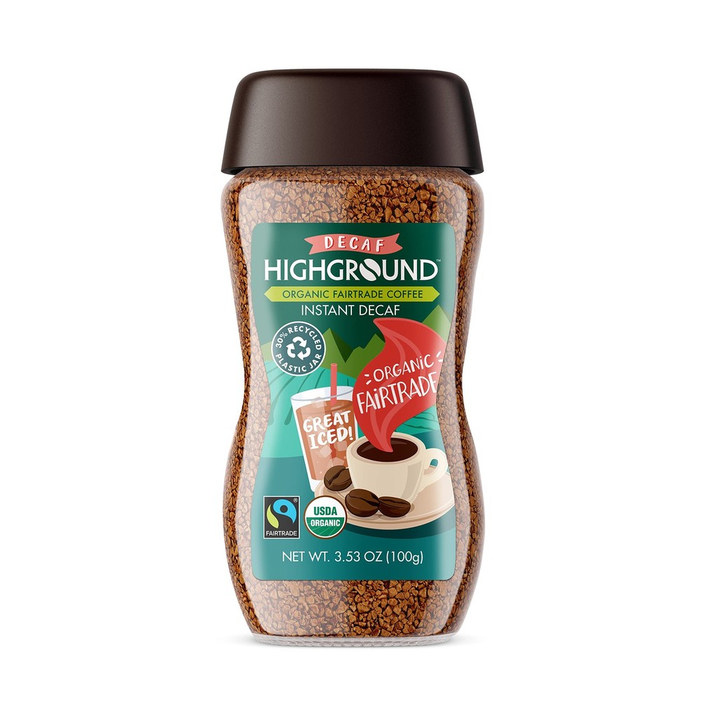 Organic Instant, Decaf Coffee, 3.53 Oz
