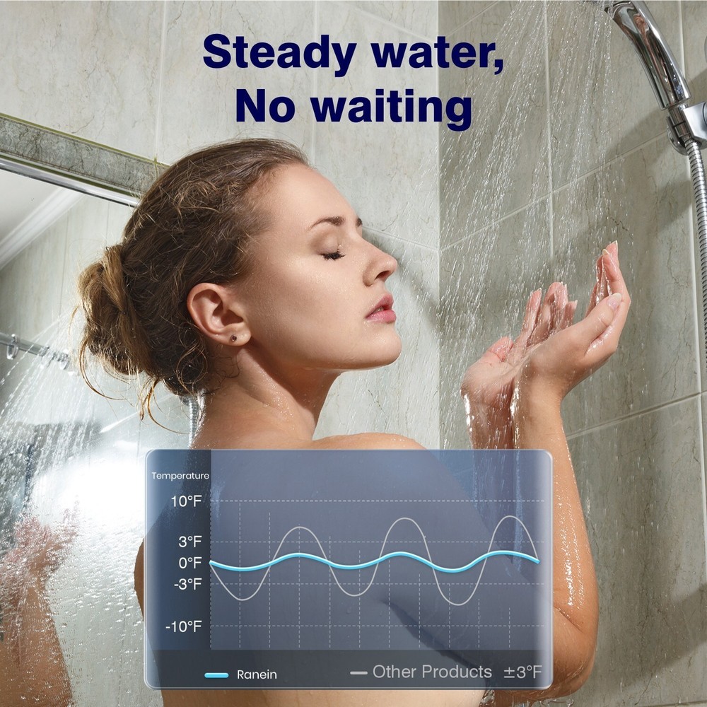 Natural Gas Tankless Water Heater with Vent Pipe Indoor Max4.3GPM 100000BTU Used