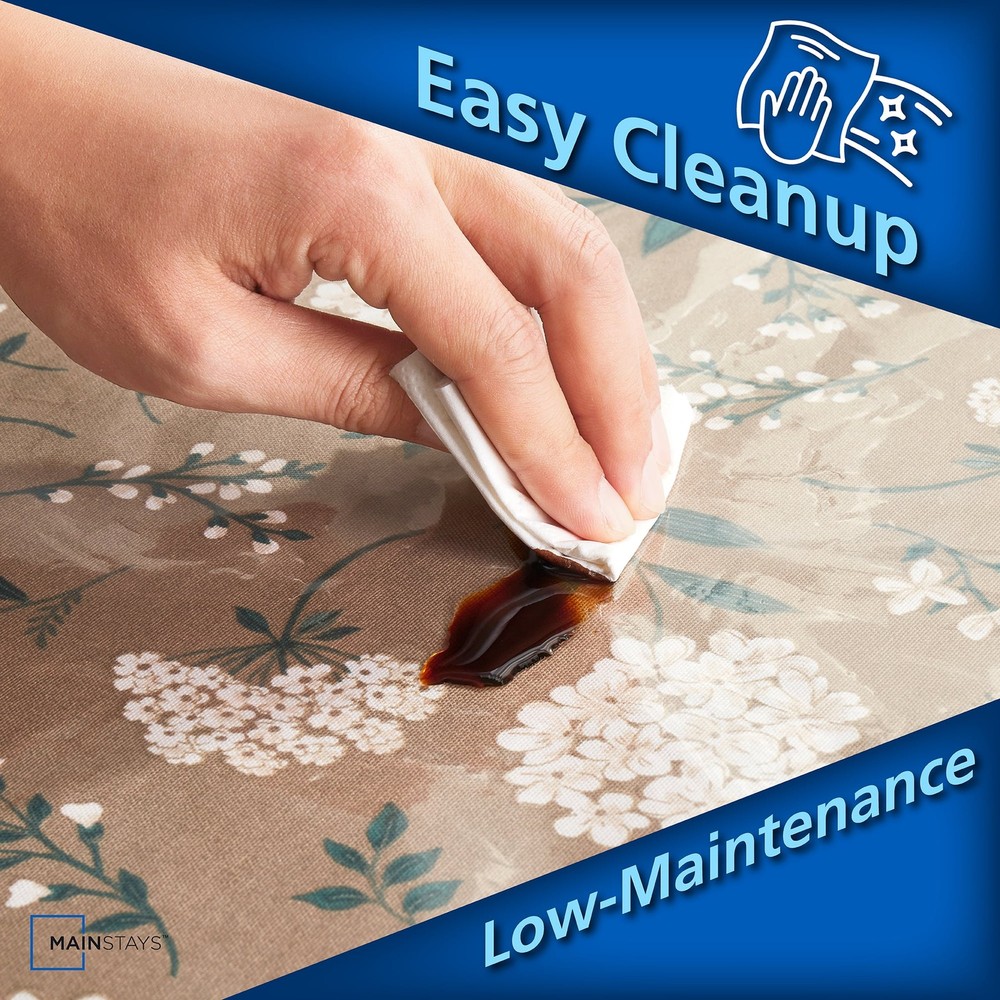 Mainstays Clear PEVA Table Protector 60" x 102" Rectangle