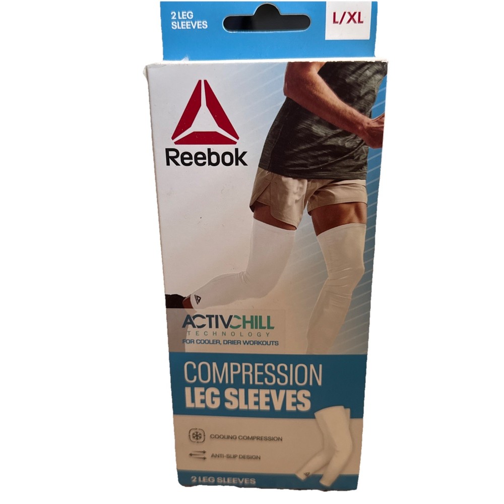 Reebok Compression Leg Sleeves 2 Pack L/XL