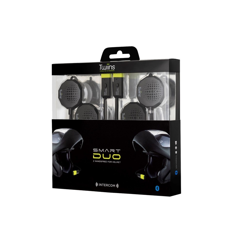 Twiins HF Smart Duo Bluetooth Motorcycle Helmet Communication Headset