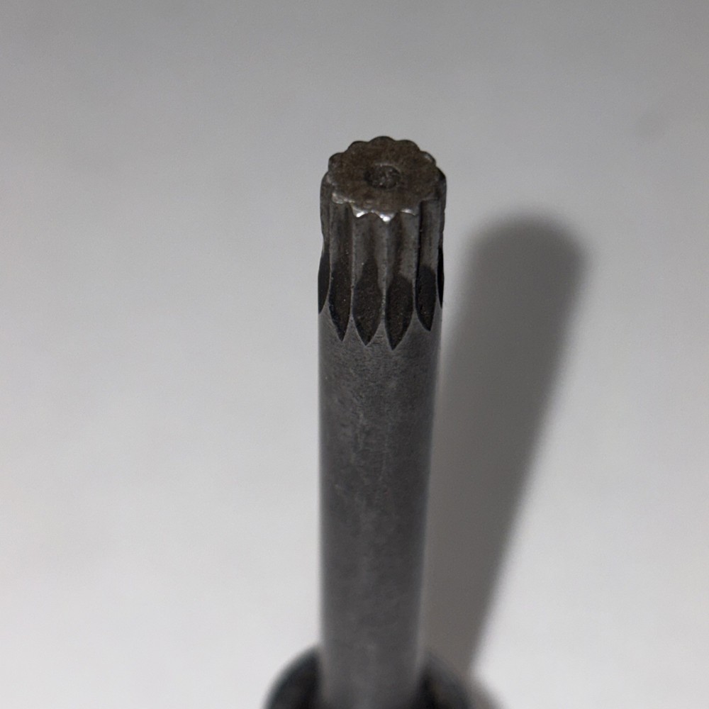 Snap On 3/8" Drive Metric #FTSM8L 8mm Long Type Triple Square Bit Socket Driver