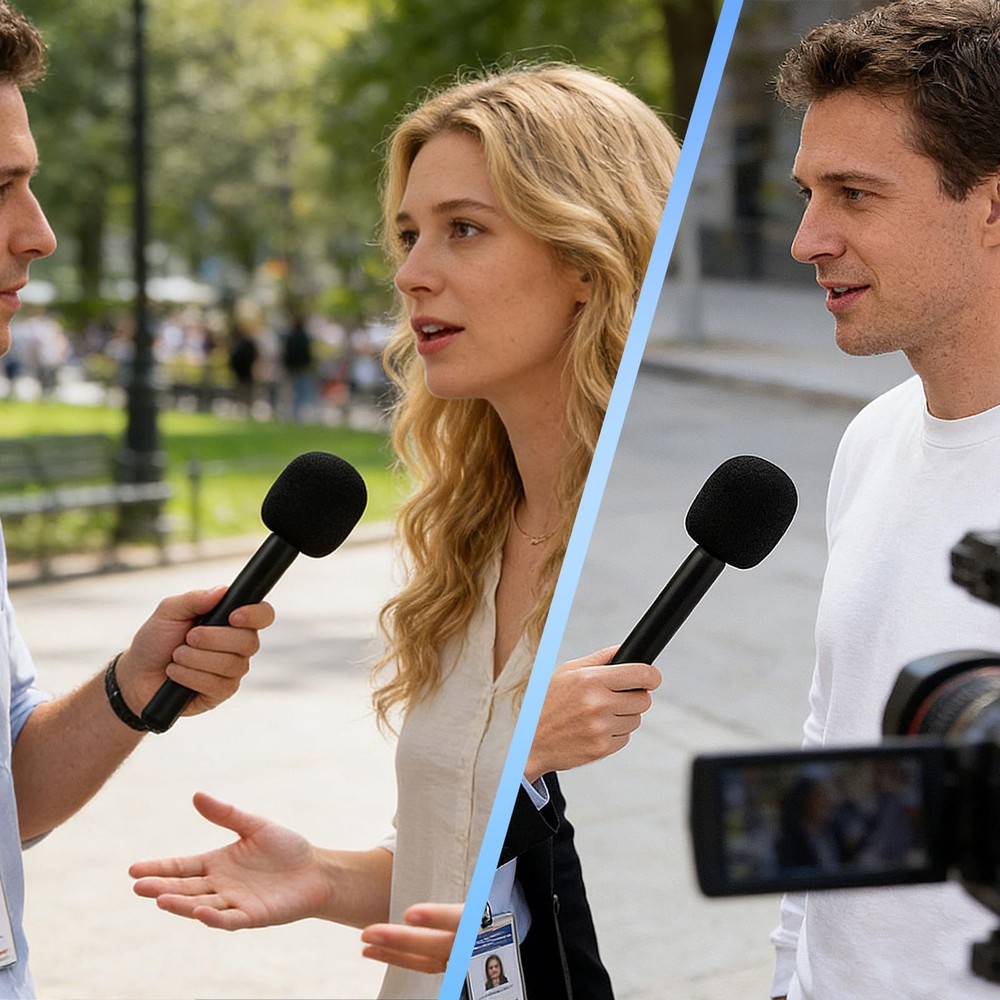 Dji Microphone Holder for Interview, Microphone Handle for DJI Mic Mini/2/3, ...