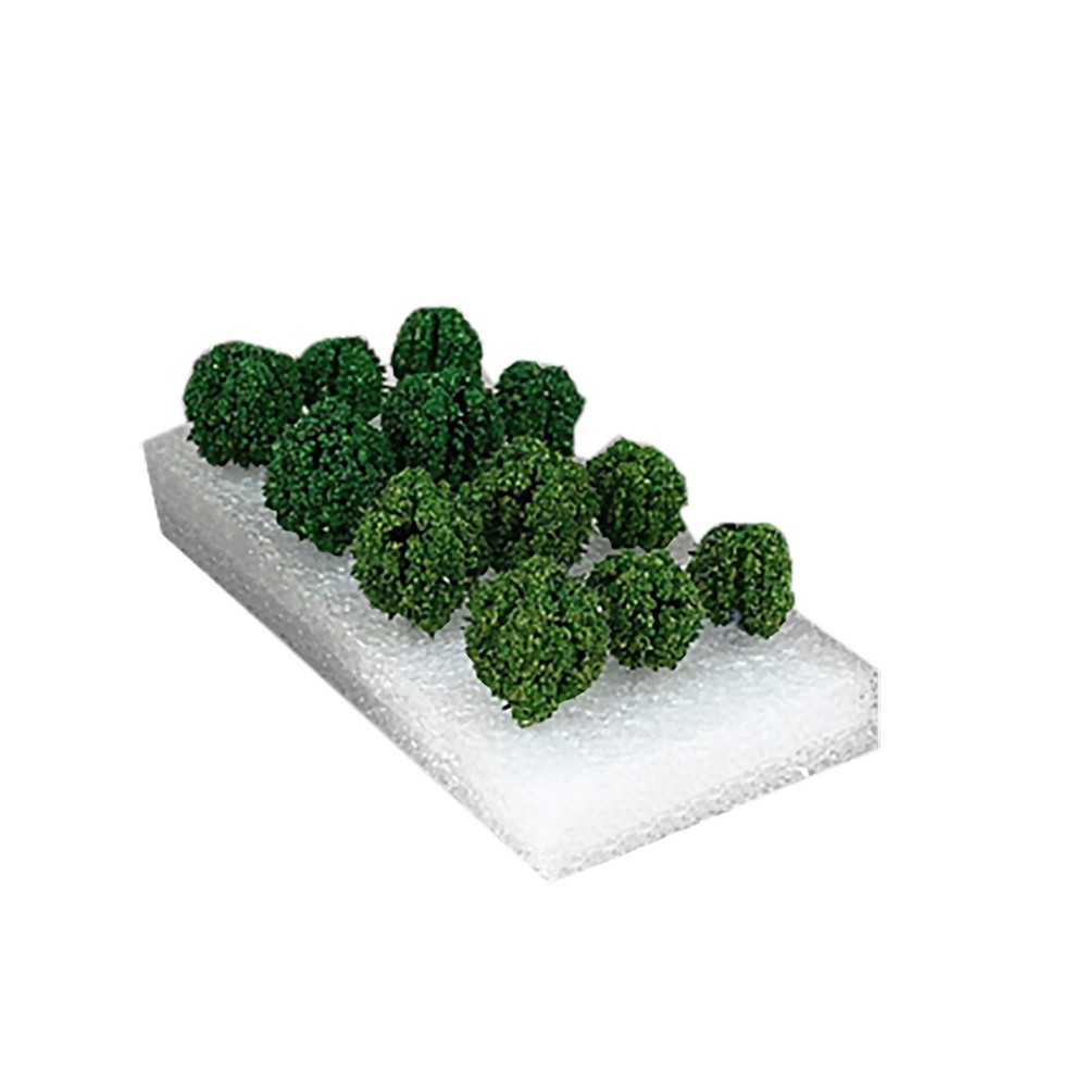 12Pack Architecture Trees Model Miniature for 1:35/1:48/1:72/1:87 Scenery Scale
