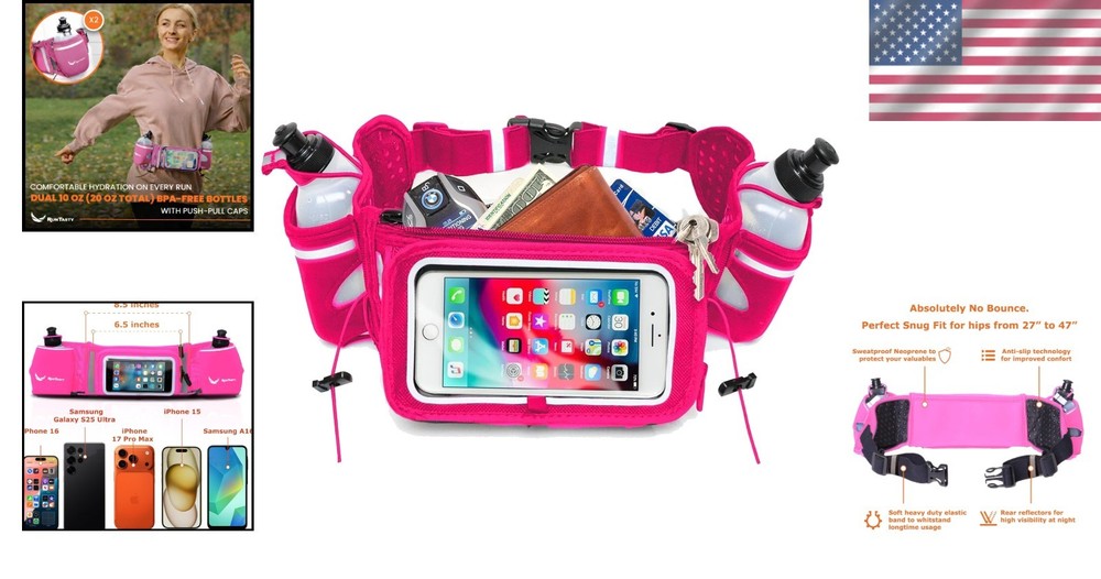 Comfortable Hydration Belt for Active Lifestyles