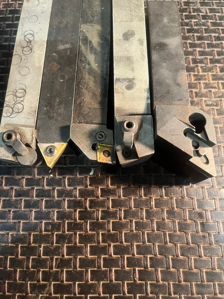 7 Carbide Inserts Lathe Turning Tools