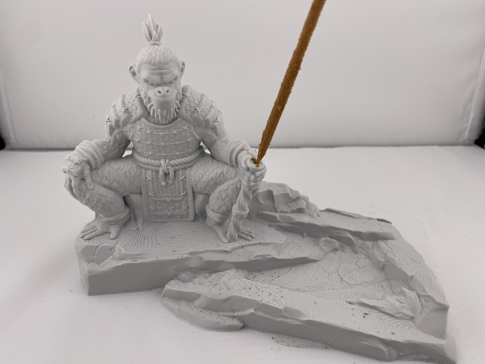 Sun Wukong 3D Printed Incense Holder