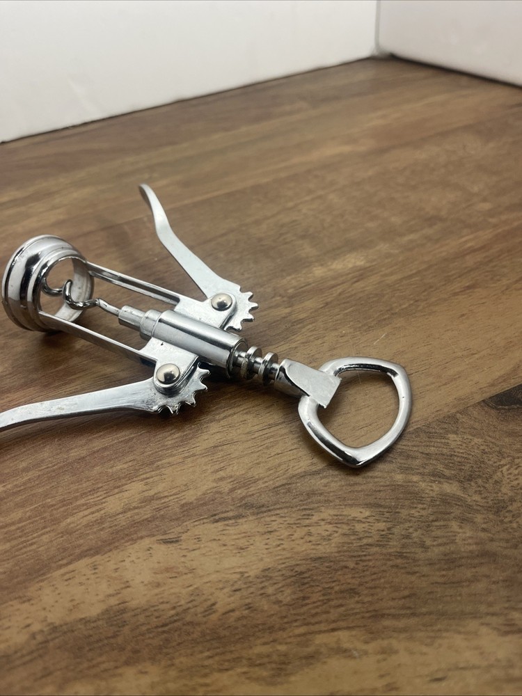 Heavy Metal Wine Bottle Opener Winged Corkscrew