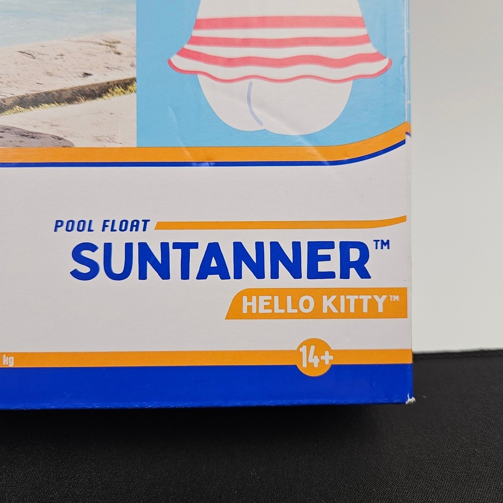 Swimways Suntanner Pool Float Hello Kitty & Friends Print Inflatable Sun Lounger