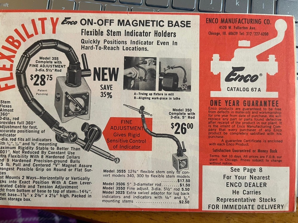 Enco Manufacturing Tool Catalog, 1967