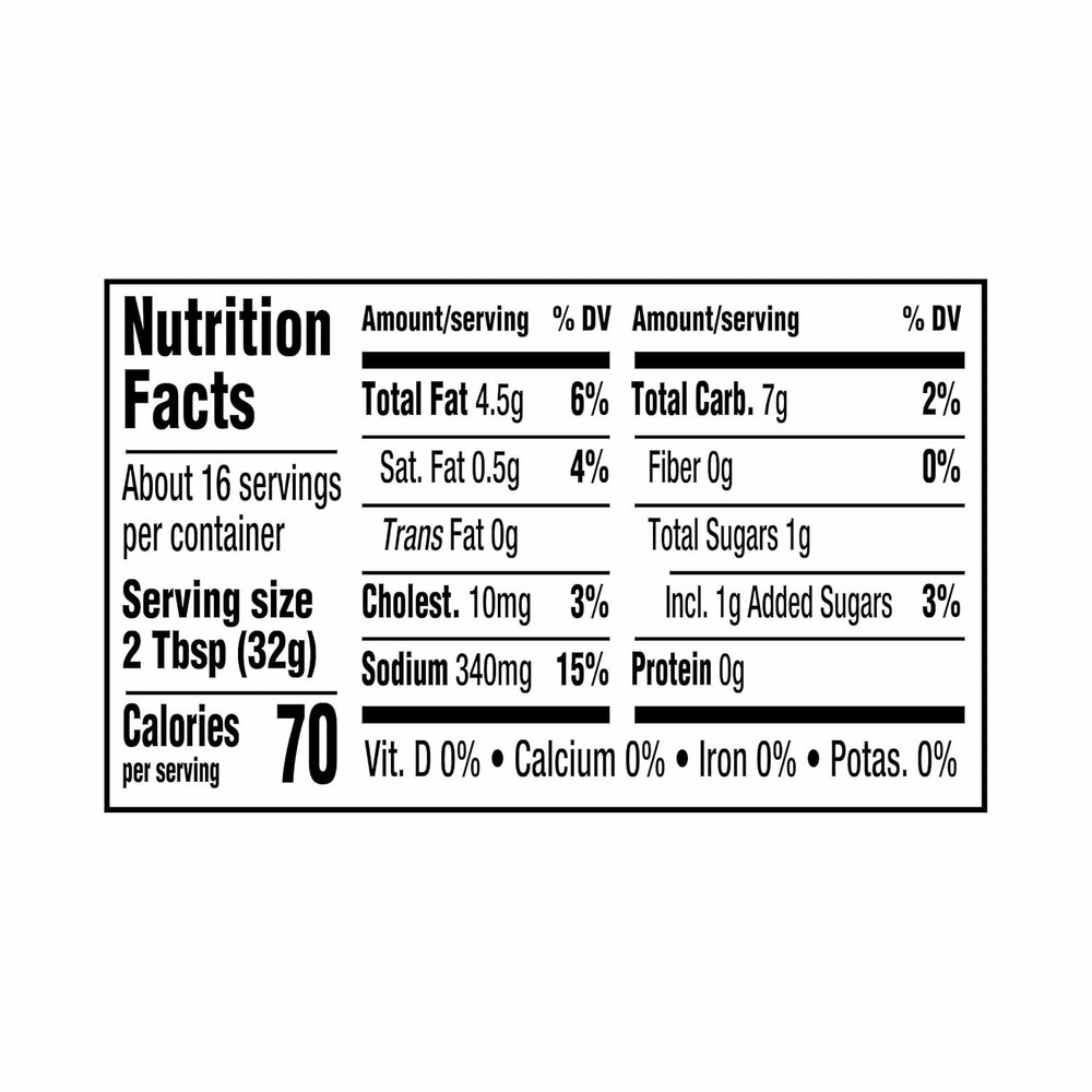 Classic Ranch Lite Salad Dressing (16 Fl Oz Bottle)