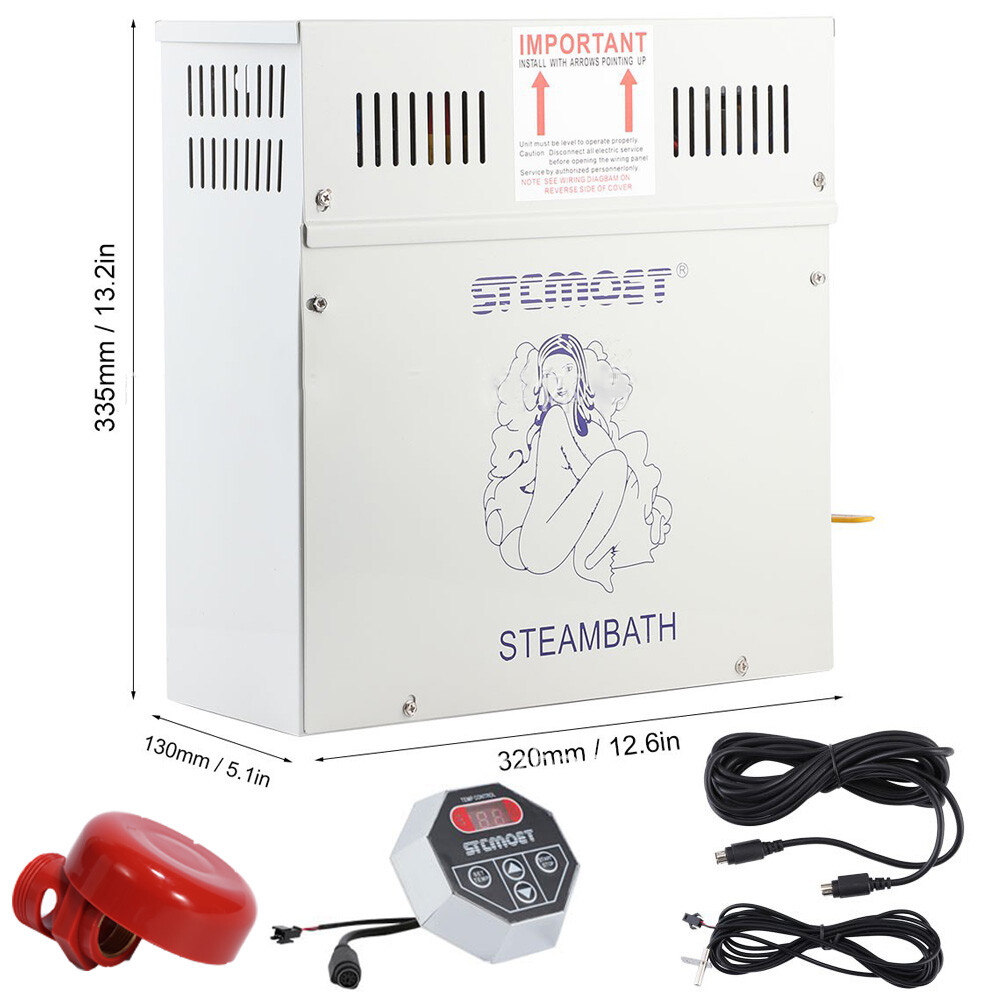 3KW Commercial Sauna Machine Steam Generator Shower System Bath & controller