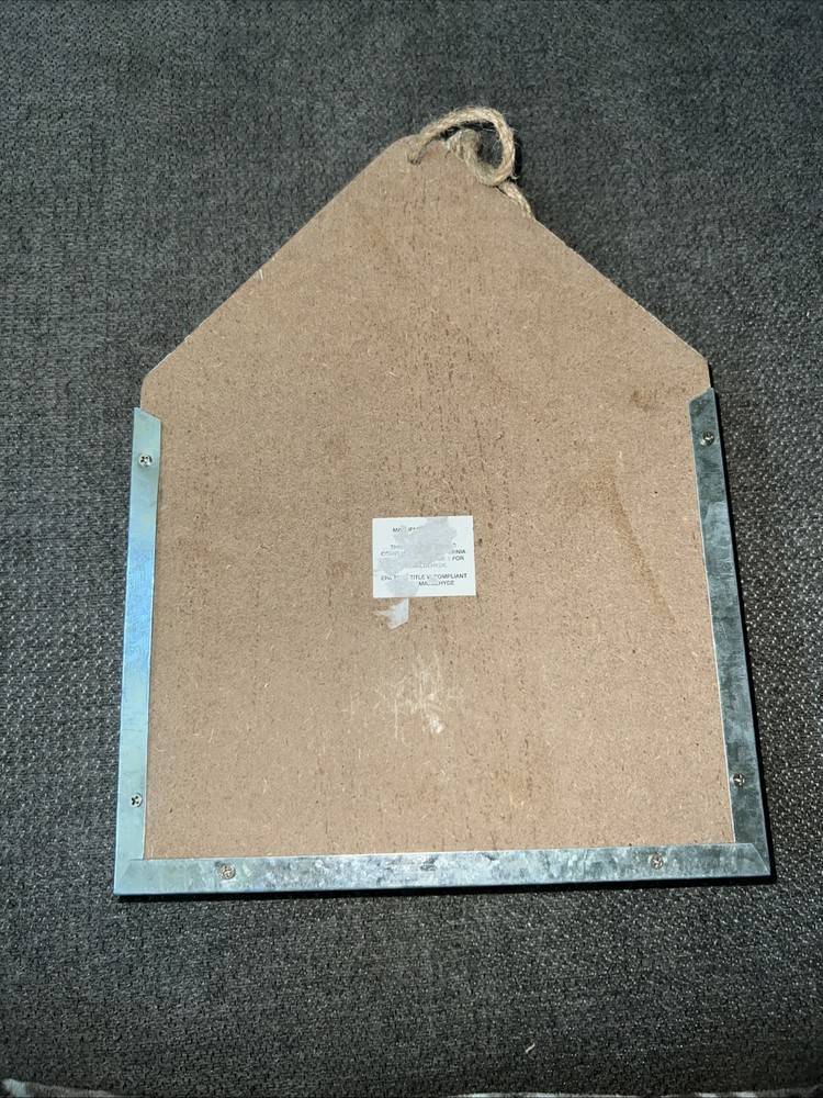 Galvanized Metal Wall Mounted Envelope Decor Hanging Letter Mail Holder Catcher