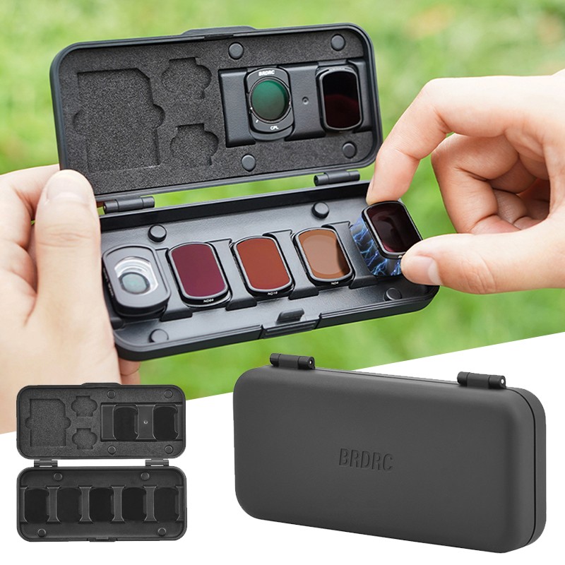 Lens Filter Storage Hard Case Box Organizer for DJI POCKET 3 4 Camera Accessorie