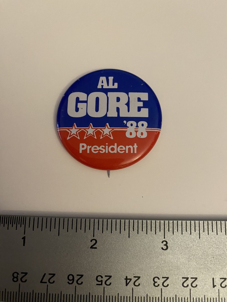 Al Gore ‘88 President Pin Back Button P149