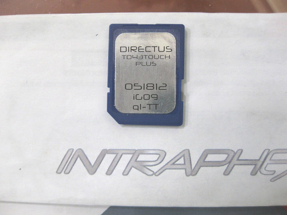 Intraphex Directus GPS navigation map card to select