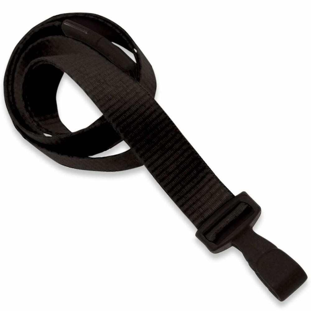 5 pc Antimicrobial MRI Safe Breakaway Lanyards with Plastic No Twist Clasp