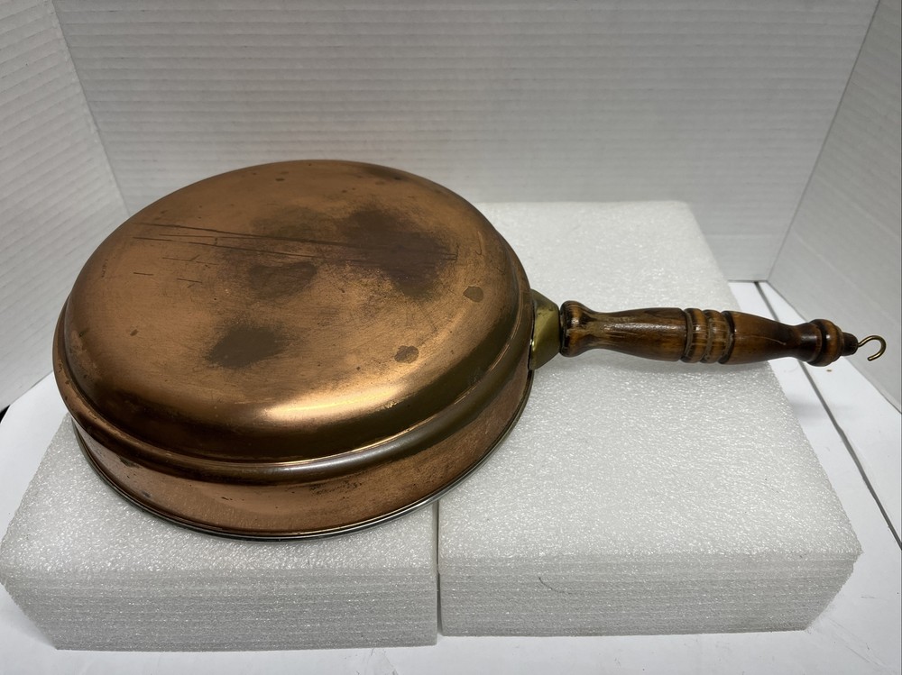 9" Copper Bottom Cookware Skillet Pan