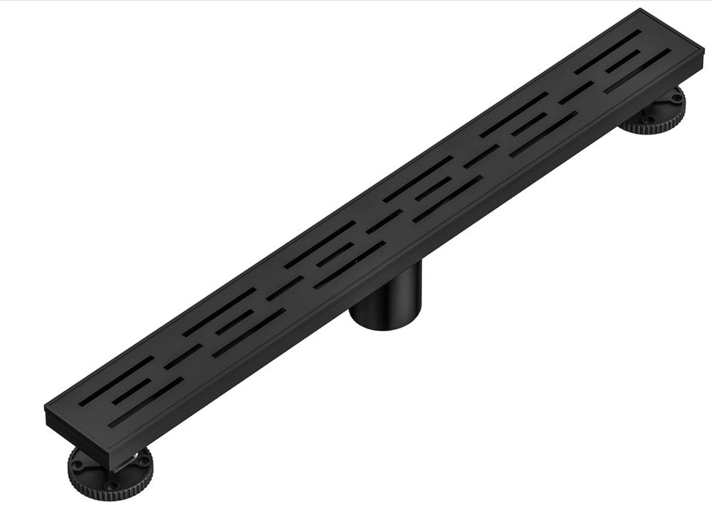 Neodrain 32 in Matte Black Linear Shower Drain, Rectangular Linear Shower Drain