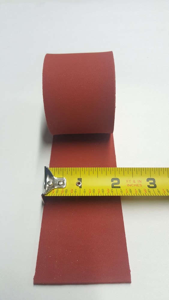 SILICONE SPONGE RUBBER ROLL  1/8THK X 2” WIDE X  10 FT LONG HIGHT TEMP