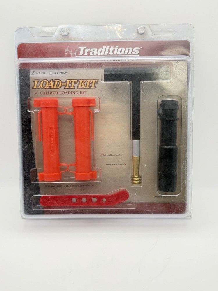 Traditions Load-It Kit .50 Cal Muzzleloader Loading Tool Set A3820 New