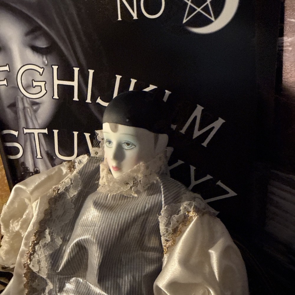 Haunted Jester Doll Active Spirit ~ Vespera Grin ~ Malevolent, Foreboding, 16”