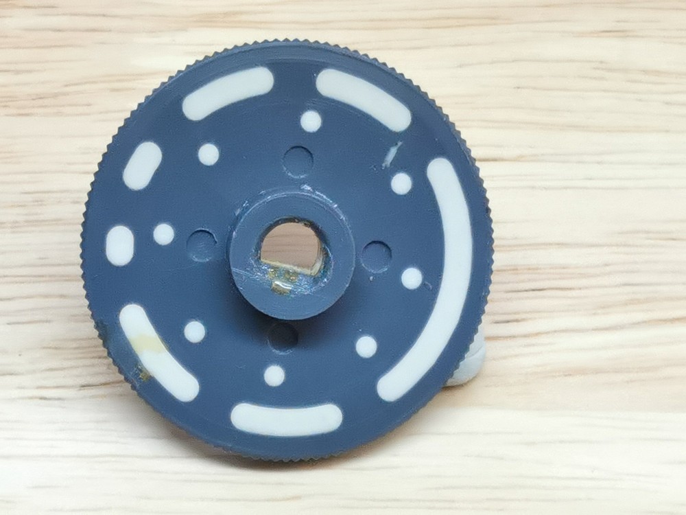 Flat Instrument Knob 1/4" D Shaft