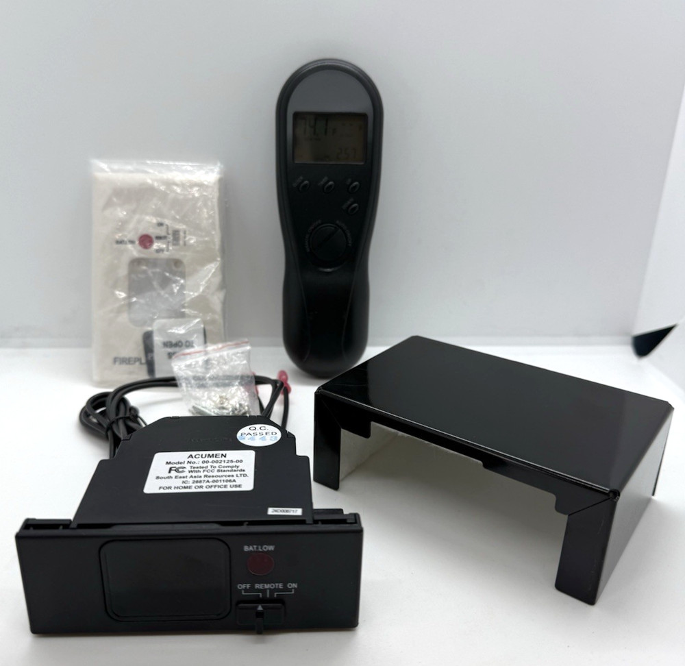 ACUMEN Timer Fireplace Remote Control with Thermostat